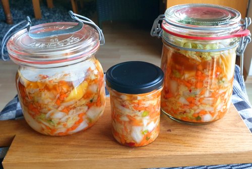 Kimchi - milchsauer fermentierter Chinakohl