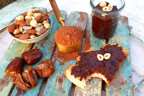 Gezonde noten- en chocoladepasta met dadels