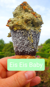 Moringa Eis mit Pistazien