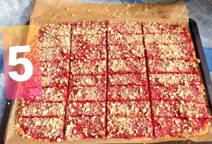 No-bake repen in plakjes