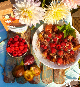 Protein-Frühstück mit Hanf-& Kakaopulver