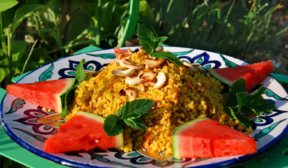 Bulgur mit Melone