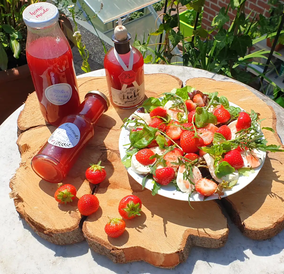 Strawberry balsamic vinegar