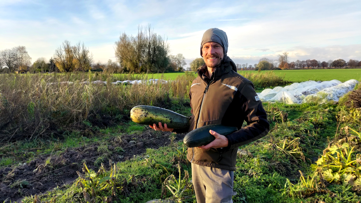 Andreas Solawi Kleve mit Zucchini